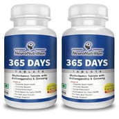 1 - NeuroNutrition 365 Days,  60 tablet(s)  Unflavoured (Pack of 2) 