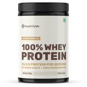 1 - HealthifyMe 100% Whey Protein,  1.1 lb  Classic Vanilla 