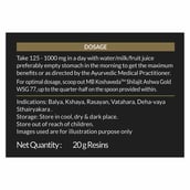 9 - Koshaveda Shilajit Ashwa Gold WSG-77 by MuscleBlaze,  20 g 