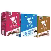 MuscleBlaze Protein Bar 10 gm Protein 6 bars Choco Cranberry, Choco Almond & Cookies & Cream Combo