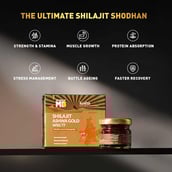 4 - Koshaveda Shilajit Ashwa Gold WSG-77 by MuscleBlaze,  20 g