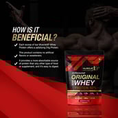 7 - MuscleXP Original Raw Whey Protein with Digestive Enzymes,  2.2 lb  Unflavoured 