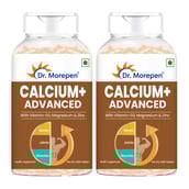 1 - Dr. Morepen Calcium+ Advanced,  120 tablet(s)  Unflavoured (Pack of 2) 