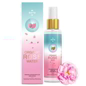 8 - Setu Organic Rose Water,  100 ml  Steam Distilled (Pack of 2) 