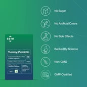 6 - Setu Tummy: Probiotic,  30 capsules  Unflavoured 