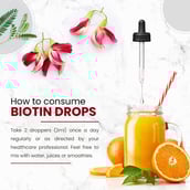 6 - Himalayan Organics Liquid Biotin 10000mcg,  50 ml  Orange 