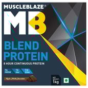 MuscleBlaze Blend Protein, 2.2 lb Rich Milk Chocolate(Highlight)