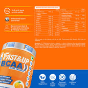 3 - Fast & Up BCAA,  0.99 lb  30 Servings  Tangy Orange 