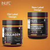 6 - INLIFE Hydrolyzed Collagen Peptides, 0.44 lb Orange