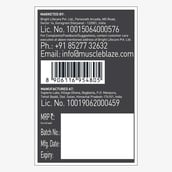 5 - MuscleBlaze Biozyme Performance Whey Protein Powder,  0.079 lb  Rich Chocolate 