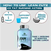 13 - Naturyz LEAN CUTZ Thermogenic Fat Burner 60 Tablets & Triple Strength Green Coffee Bean Extract Combo, 450 ml Unflavoured & Orange