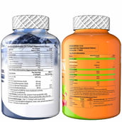 2 - Naturyz Icelandic Pure Cod Liver Oil 100 Softgels & Plant Biotin 60 Tablets Combo, 2 Piece(s)/Pack