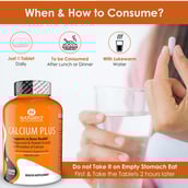 9 - Naturyz Plant Biotin 60 Tablets & Calcium Plus 120 Tablets Combo,  2 Piece(s)/Pack  Unflavoured 