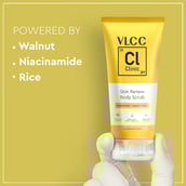 5 - VLCC Clinic Skin Renew Body Scrub,  200 g  Niacinamide + Walnut + Rice