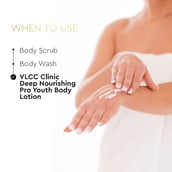 3 - VLCC Clinic Deep Nourishing ProYouth Body Lotion SPF25,  300 ml  Almond Oil + Honey + Aloe Vera