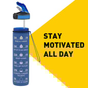 4 - MuscleBlaze Sipper Bottle,  Aqua Blue  1 L