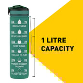 3 - MuscleBlaze Sipper Bottle,  Forest Green  1 L