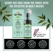 6 - Man Arden Anti-Acne Neem Foaming Face Wash,  120 ml  with Built-in Brush 