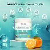 2 - GNC Hydrolyzed Marine Collagen,  200 g  Orange 