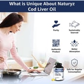 4 - Naturyz Icelandic Pure Cod Liver Oil,  180 softgels 