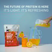 4 - MuscleBlaze Biozyme Clear Whey Isolate,  1.2 lb  Icy Orange