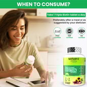 6 - Naturyz Veda Triple Plant Biotin,  60 tablet(s)  Unflavoured 