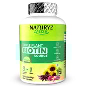 1 - Naturyz Veda Triple Plant Biotin,  60 tablet(s)  Unflavoured 
