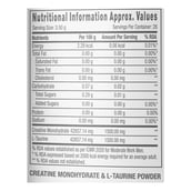 4 - GNC Creatine Monohydrate & Taurine, Orange 100 g