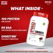 3 - GNC Pro Performance Beginner's Protein,  2.2 lb  Chocolate 