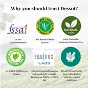 2 - Dessoi Fortis Immunity Boosting Herbal Tea,  Unflavoured  60 g 