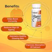 3 - HealthAid Vitamin C 1000mg Complex with Vitamin D,  60 chewable tablet(s)  Unflavoured 