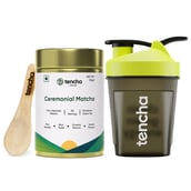 1 - Tencha Ceremonial Matcha Green Tea & Shaker Combo,  30 g  Japanese Matcha 
