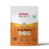 2 - GNC Select Whey Protein,  2.2 lb  Chocolate (with Shaker) 