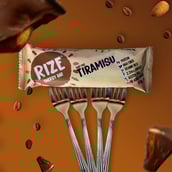 5 - Rize Energy Bar,  4 bar(s)  Tiramisu (Pack of 4) 