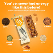3 - Rize Energy Bar,  6 bar(s)  Caramel Crunch (Pack of 6) 
