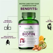 4 - Simply Herbal Plant Based Biotin with Keratin & Calcium, 60 tablet(s) Unflavoured