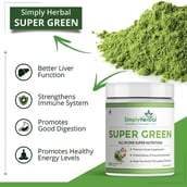5 - Simply Herbal Super Green All in One Super Nutrition,  300 g 