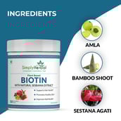 7 - Simply Herbal Plant Based Biotin,  300 g  Unflavoured 