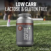 5 - Isopure 100% Whey Protein Isolate,  2.42 lb  Low Carb - Dutch Chocolate 