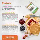 7 - Pintola All Natural Peanut Butter,  1 kg  Crunchy 