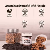 5 - Pintola Dark Chocolate Almond Butter,  Crunchy  0.200 kg 