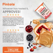 8 - Pintola American Recipe Performance Series Peanut Butter, 1 kg Crunchy