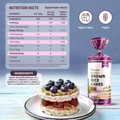 4 - Pintola Wholegrain Brown Rice Cakes,  Multigrain Salted  130 g 