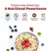 6 - Pintola Jumbo Rolled Oats,  1 kg  Natural 
