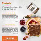8 - Pintola Dark Chocolate Peanut Butter,  1 kg  Crunchy 