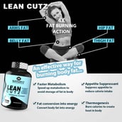 4 - Naturyz Lean Cutz Thermogenic Fat Burner,  90 tablet(s)  Unflavoured 