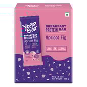 1 - Yogabar Breakfast Protein Bar,  6 Piece(s)/Pack  Apricot Fig 