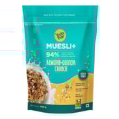 1 - Yogabar Wholegrain Breakfast Muesli, 0.400 kg Almond and Quinoa Crunch