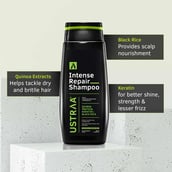 5 - Ustraa Intense Repair Shampoo, 250 ml with Keratin & Black Rice