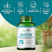 3 - Simply Herbal Biotin, 90 capsules Unflavoured (Pack of 2)